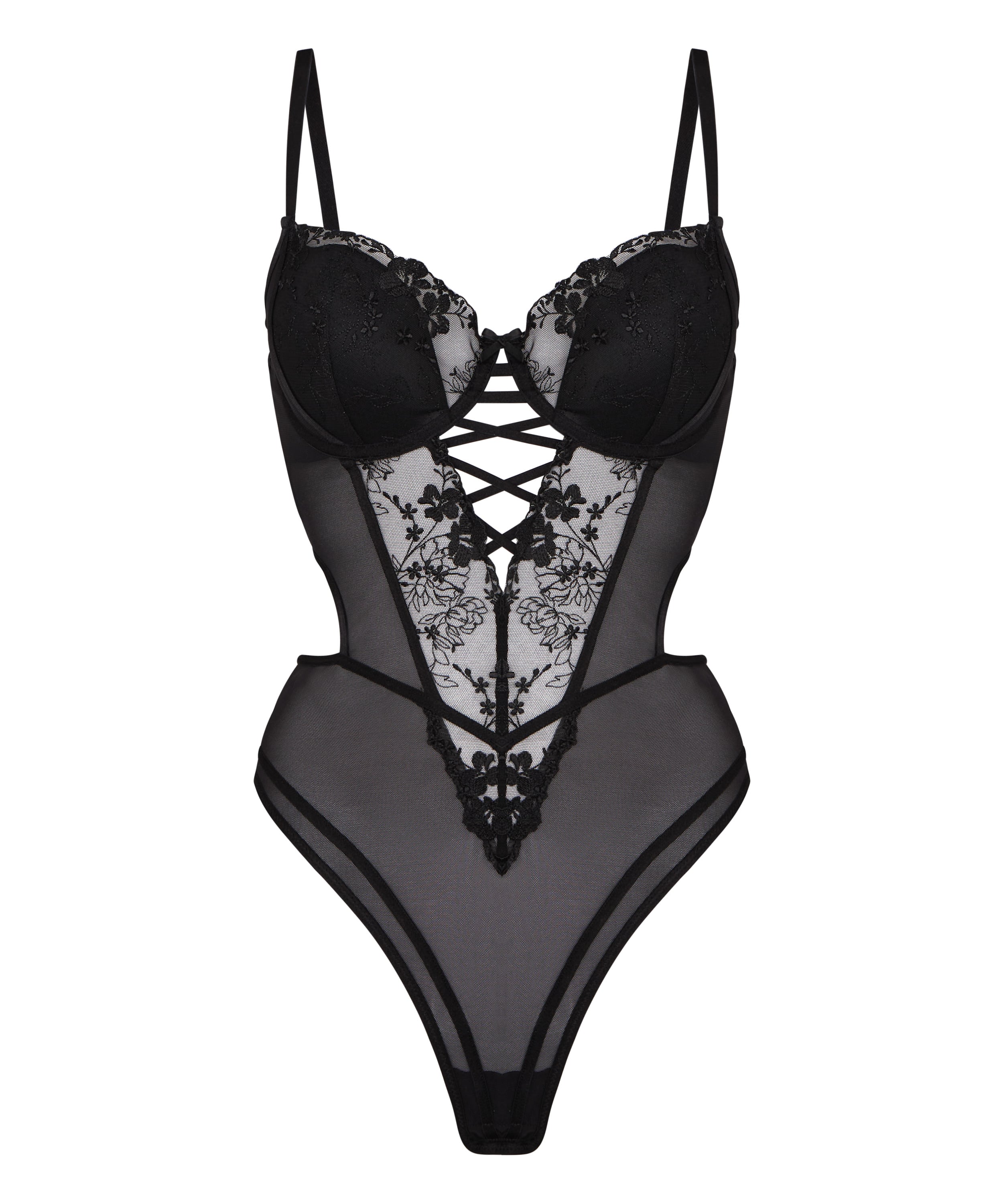 Body Peonie, Black, main
