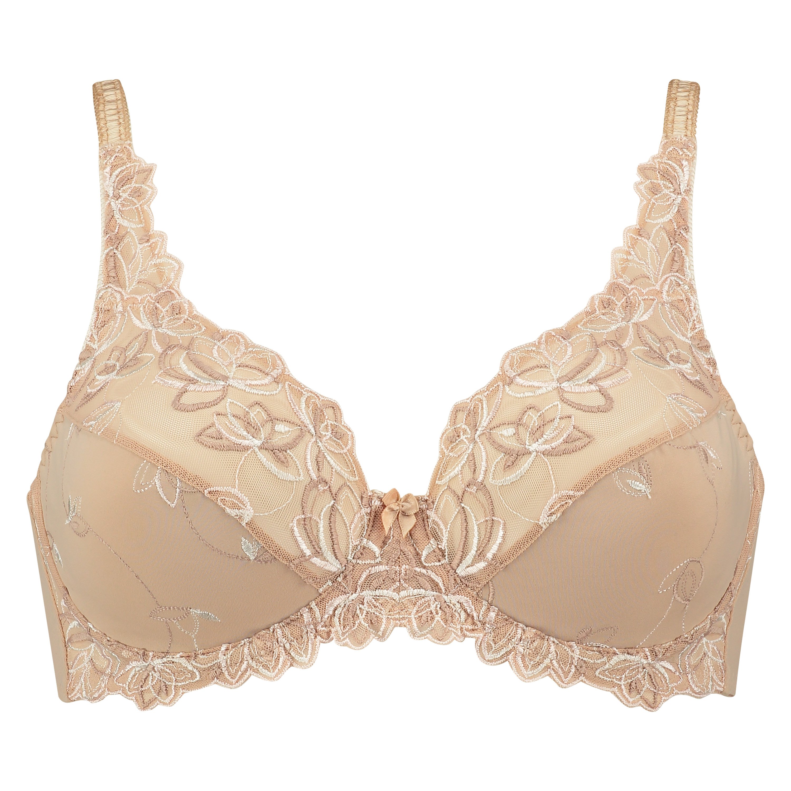 Diva Non-Padded Underwired Bra, Beige, main