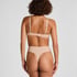 Plunge Padded Underwired Bra, Beige