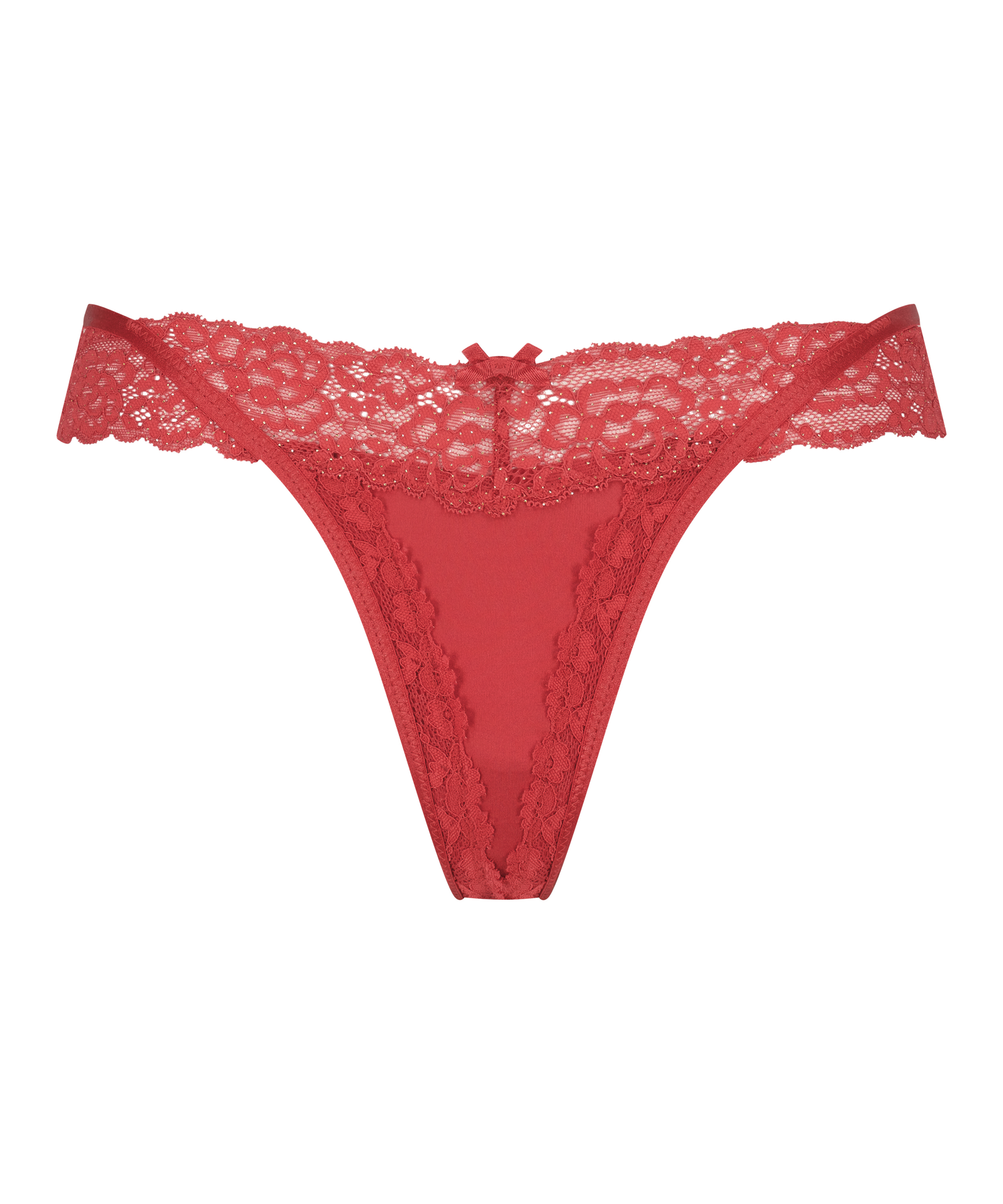Willow Low RiseThong, Red, main