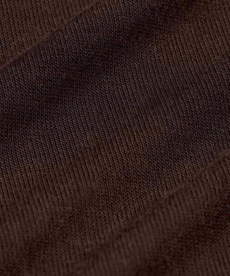super soft Boatneck shirt with Cashmere, Brown