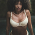 Crochet Bikini Top, White
