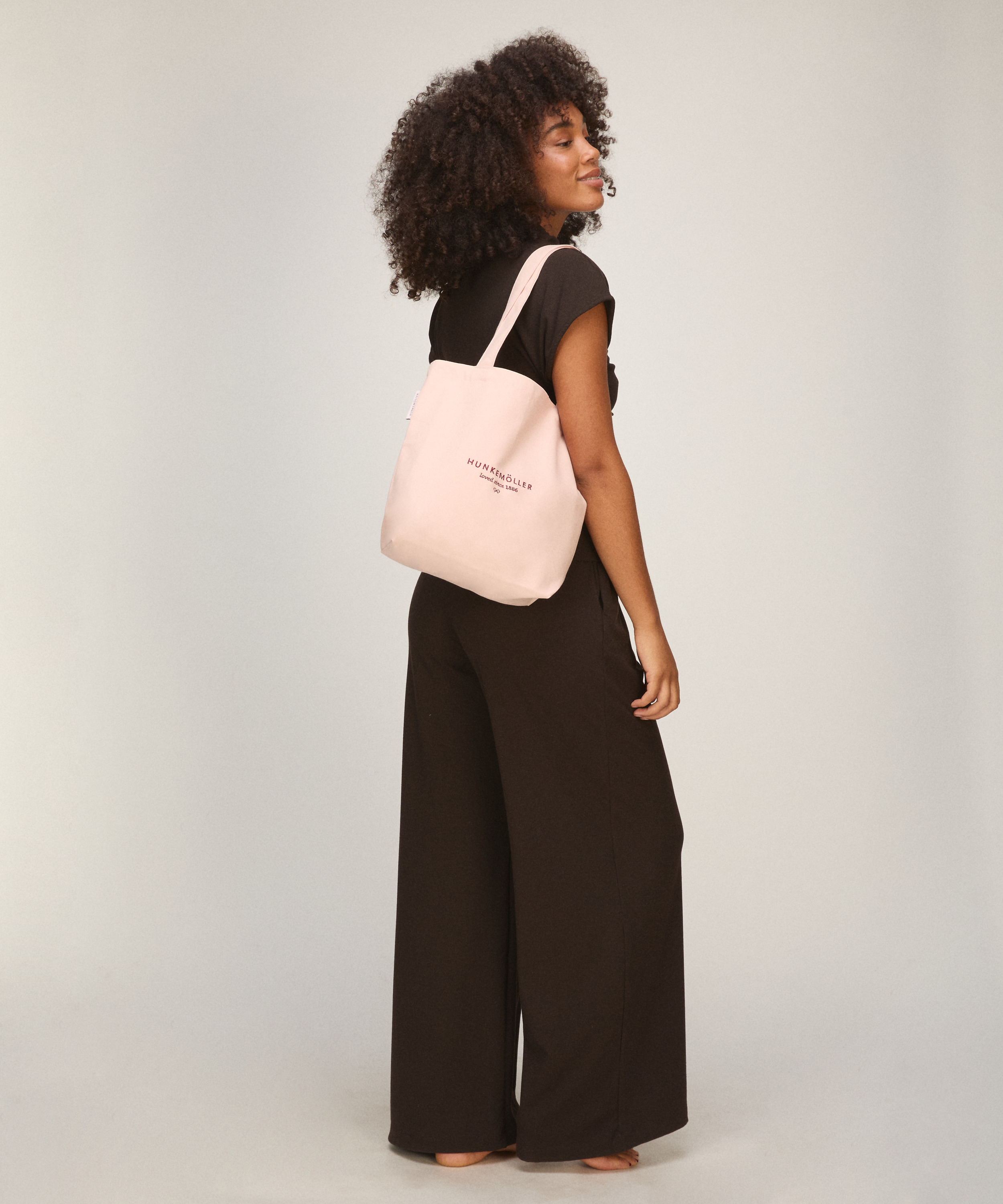 Canvas Tote Bag Small, Pink, main