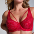 Annie Non-Padded Underwired Bra, Red