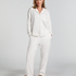 Essentials Flannel Pyjama Top, White