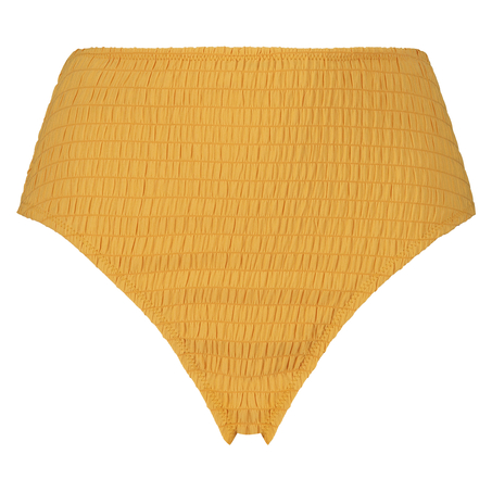 Goldenrod high leg bikini bottoms, Yellow