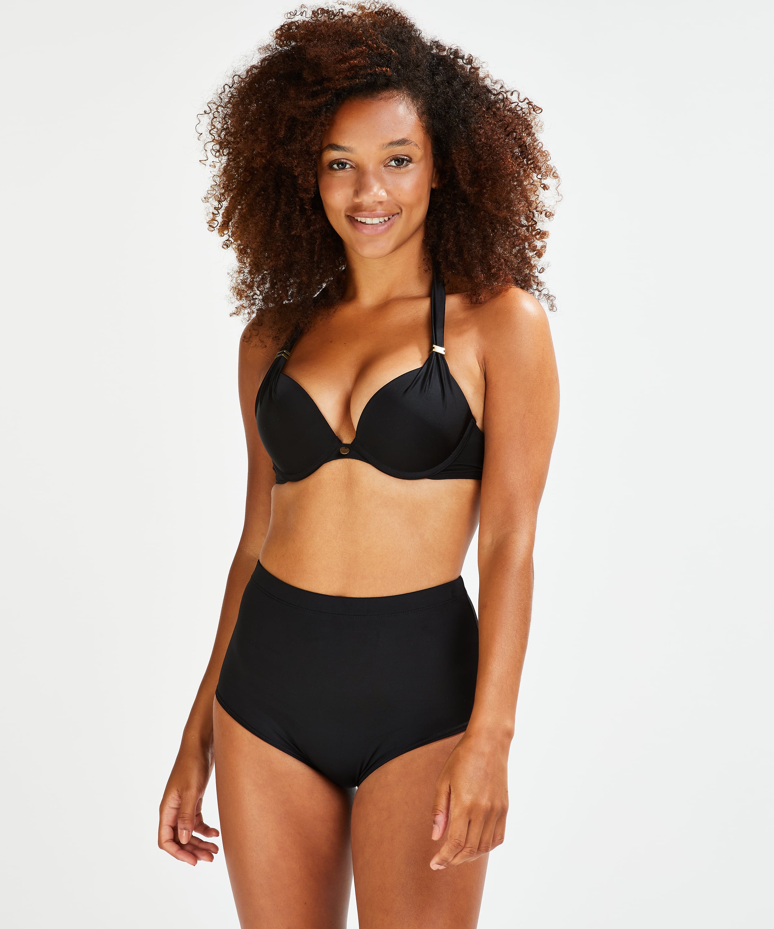 Basic Bikini Boxers, Black, main
