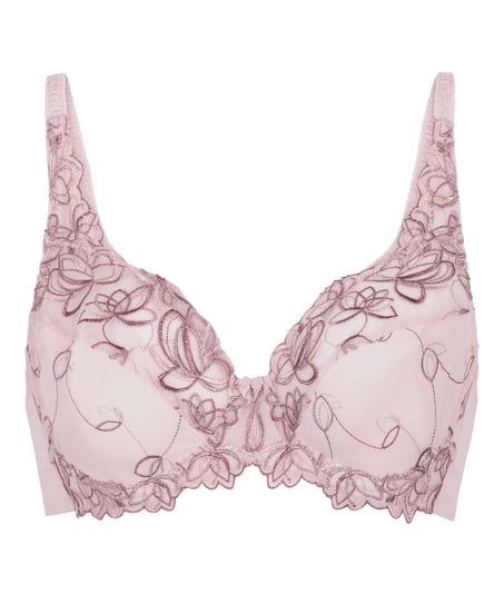 Diva Non-Padded Underwired Bra, Pink