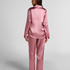 Pyjama Set Shiny Satin, Pink