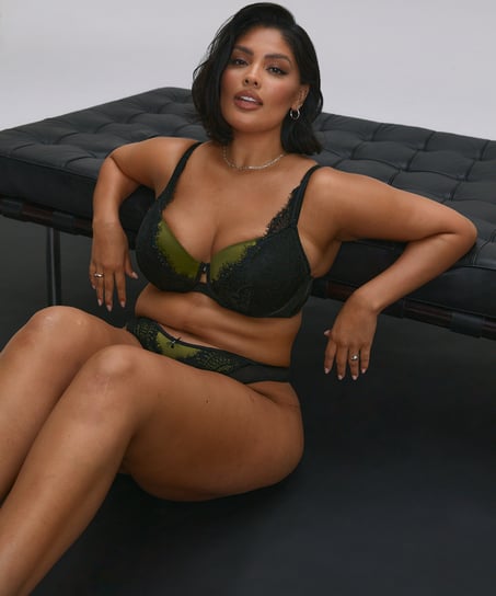 Mirabella Padded Underwired Bra, Black