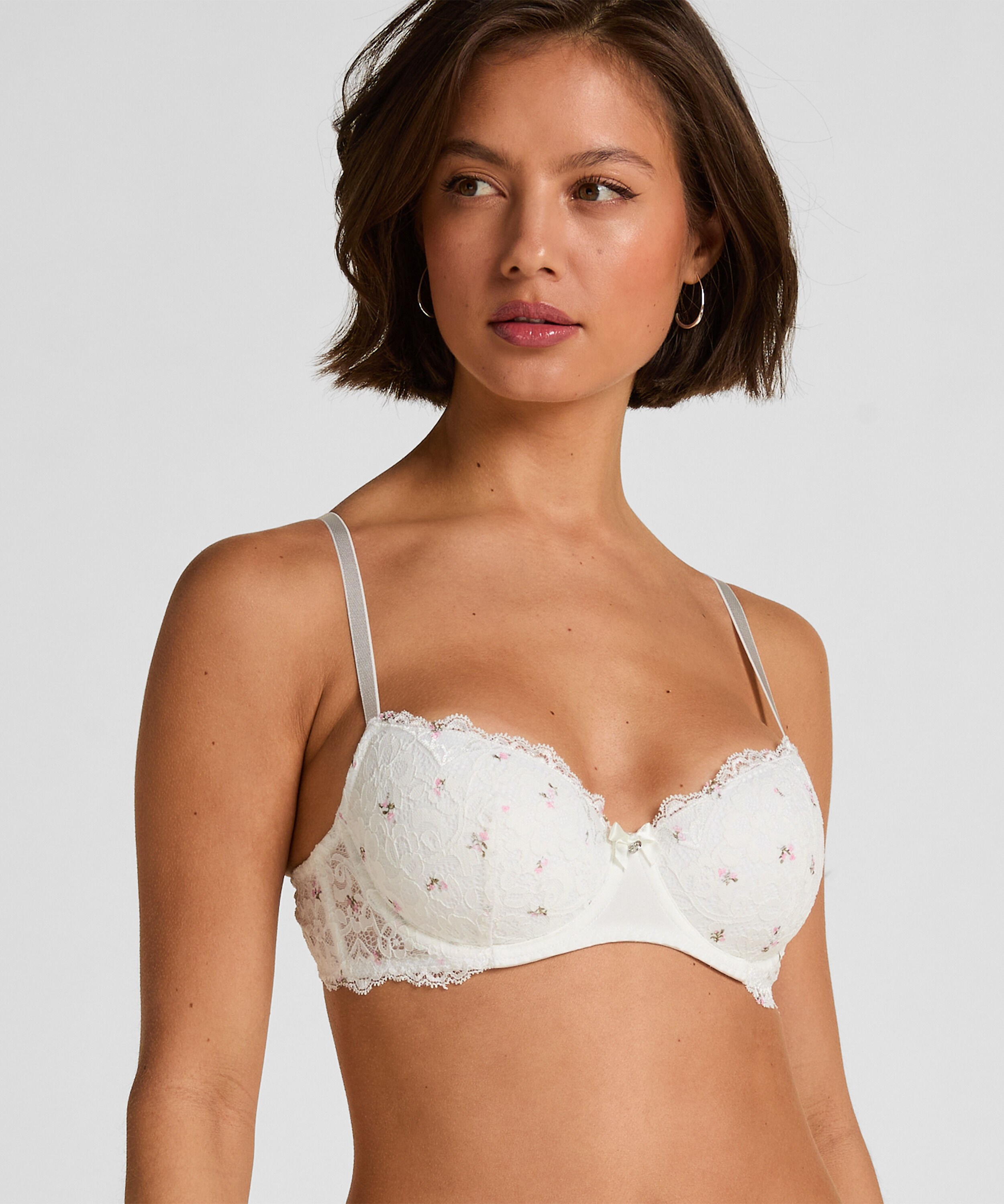 Marine Padded Underwired Bra, White