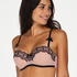 Doutzen Divination padded strapless underwired bra, Pink