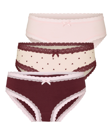 Multipack Cotton Brazilian, Pink