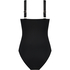 Scallop swimsuit, Black