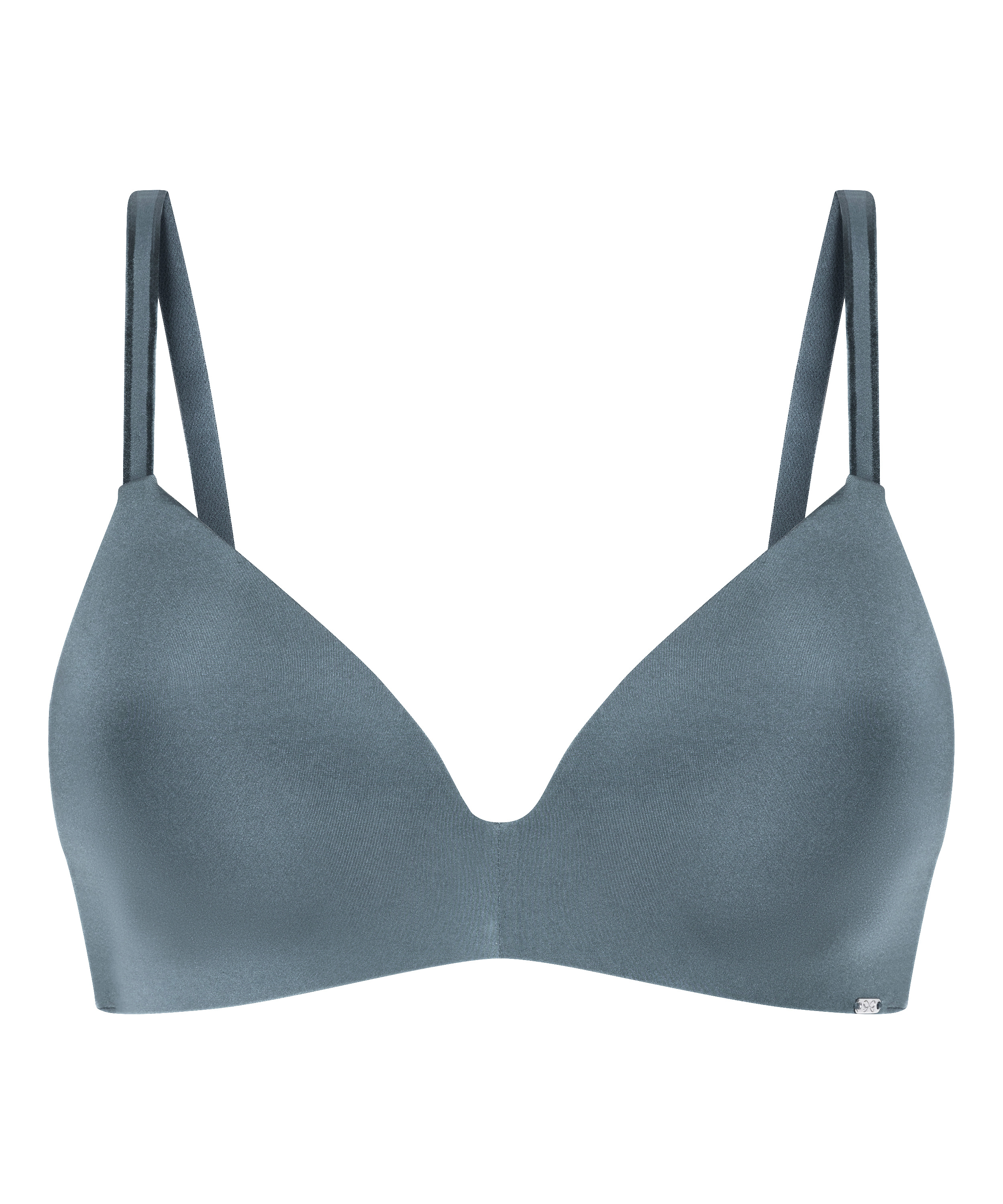 Mona padded non-underwired bra, Blue, main