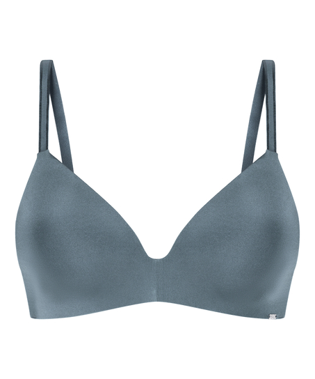 Mona padded non-underwired bra, Blue