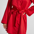 Satin kimono, Red