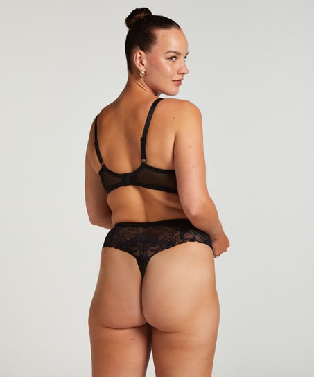 Sophia thong boxers, Black