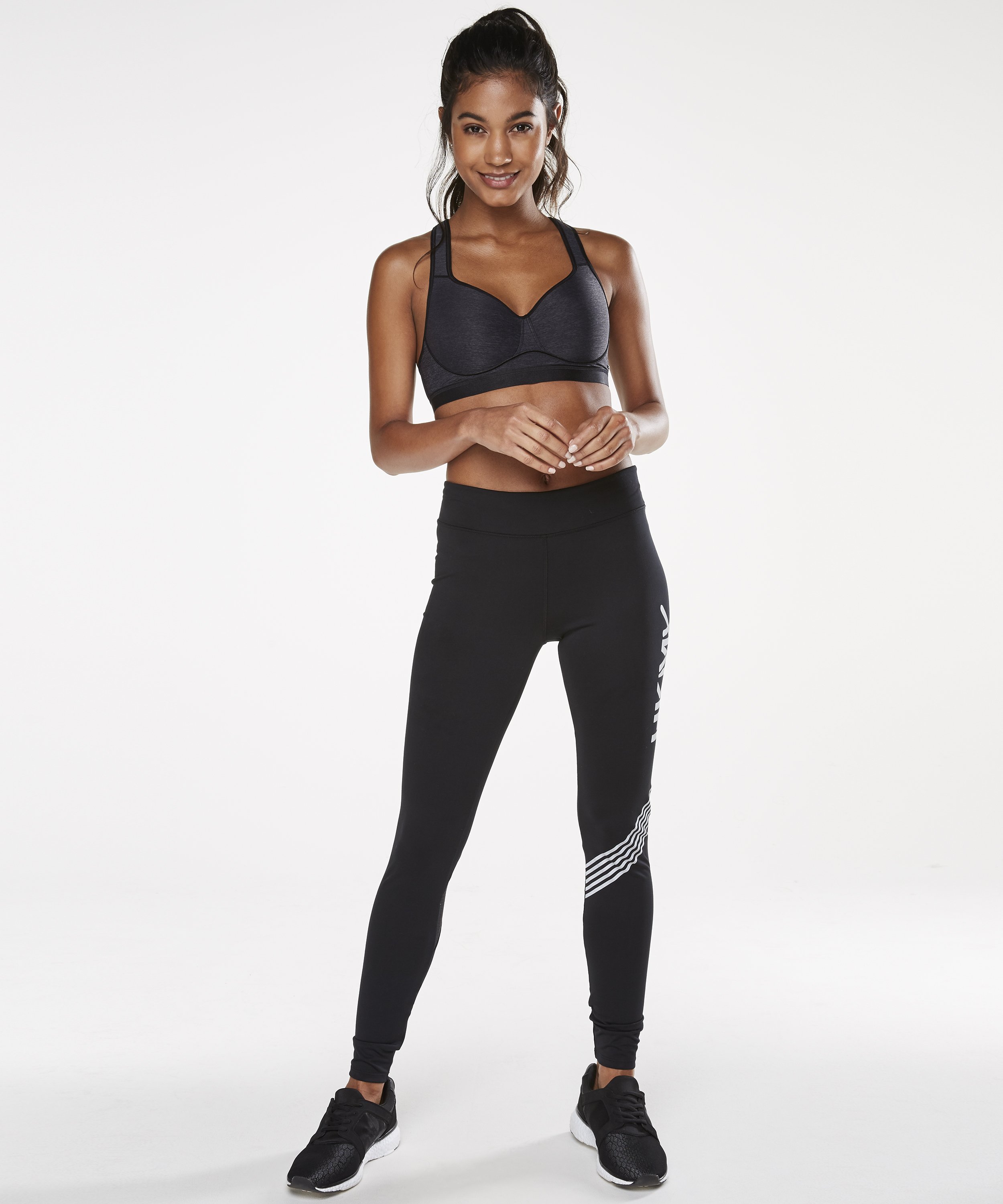 HKMX Sports bra The All Star Level 2, Gray, main