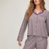 Pyjama Set Poplin Ruffle, Purple