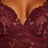 Shiloh Padded Longline Non-Underwired Bra, Red