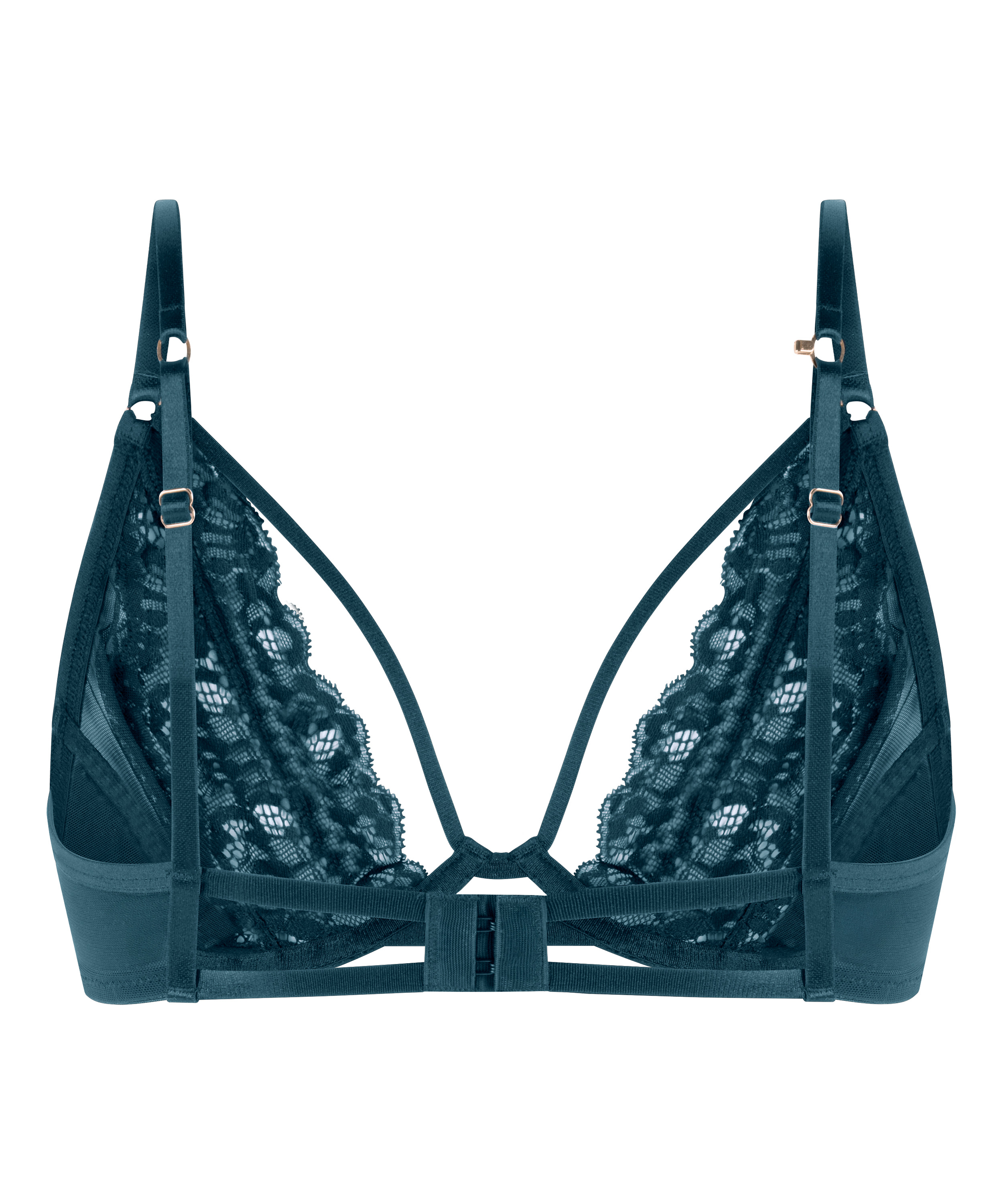 Cinnamon Non-Padded Underwired Bra, Blue, main