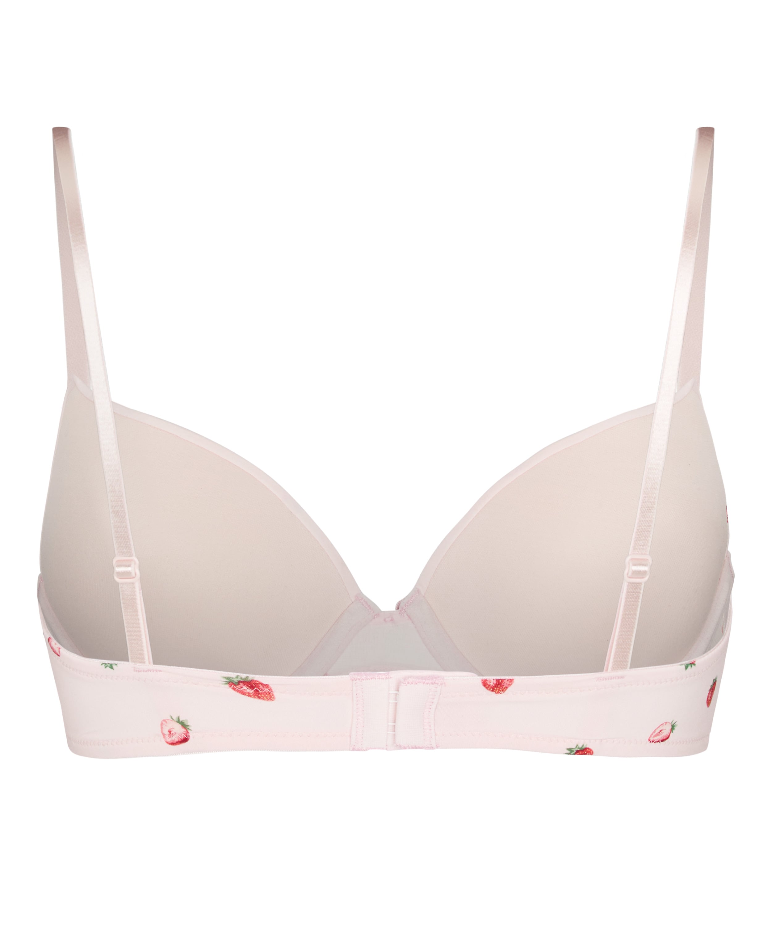 Plunge Padded Underwired Bra, Pink, main