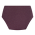 Panama High Waisted Bikini Bottom, Purple