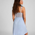 Nora Lace Slip Dress, Blue
