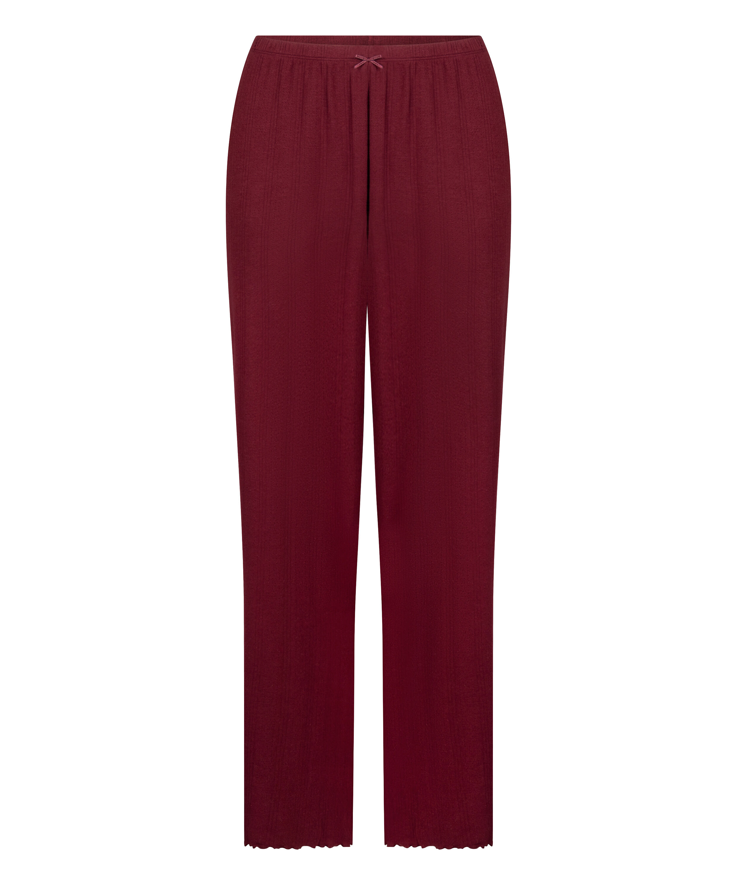 Pyjama Pant Loose Pointelle, Red