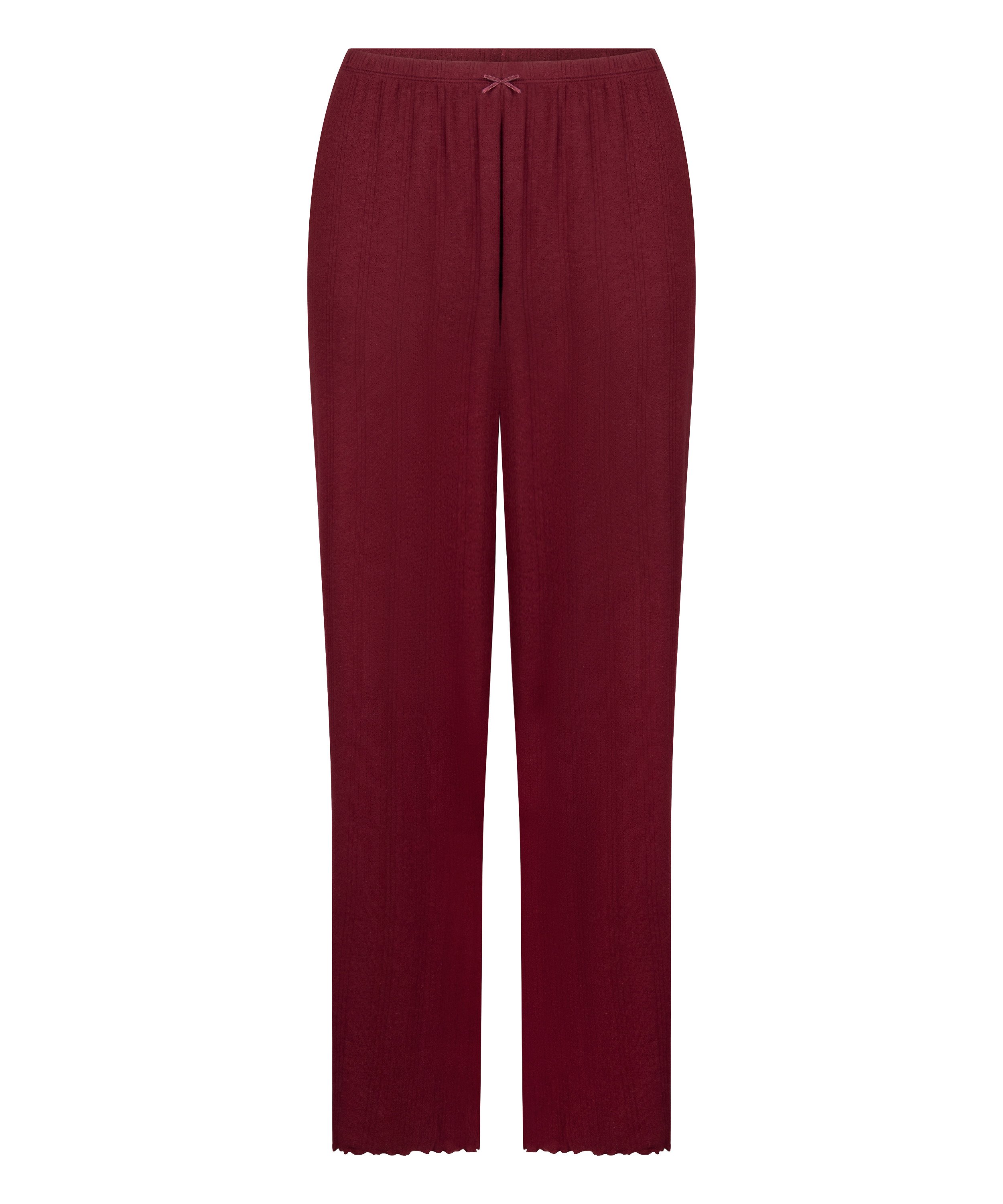 Pyjama Pant Loose Pointelle, Red, main