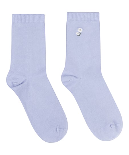 Modal Crew Socks, Blue