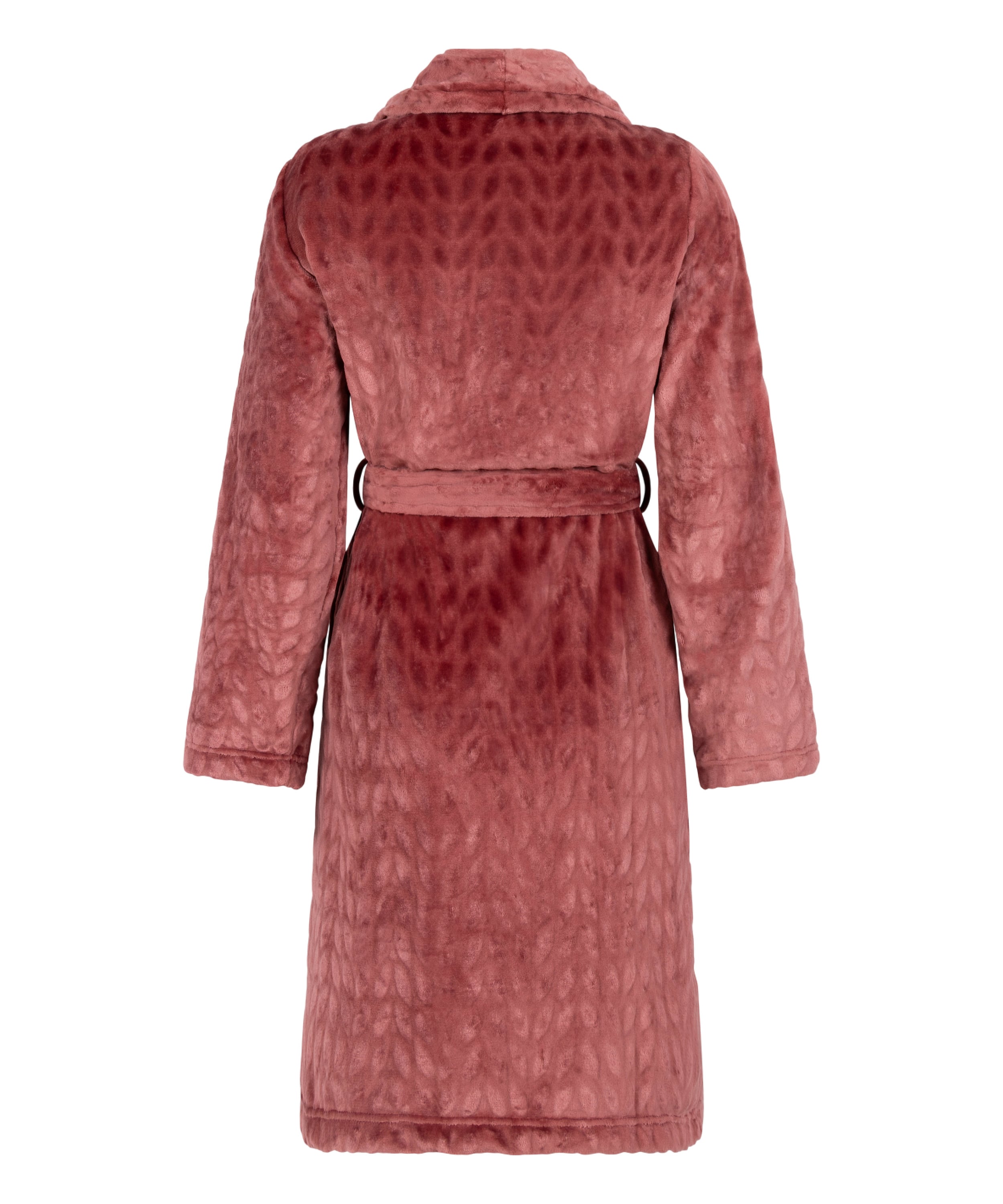 Fleece Bathrobe, Purple, main