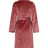 Fleece Bathrobe, Purple