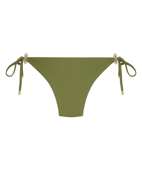 Yucatan High-Leg Bikini Bottoms, Green