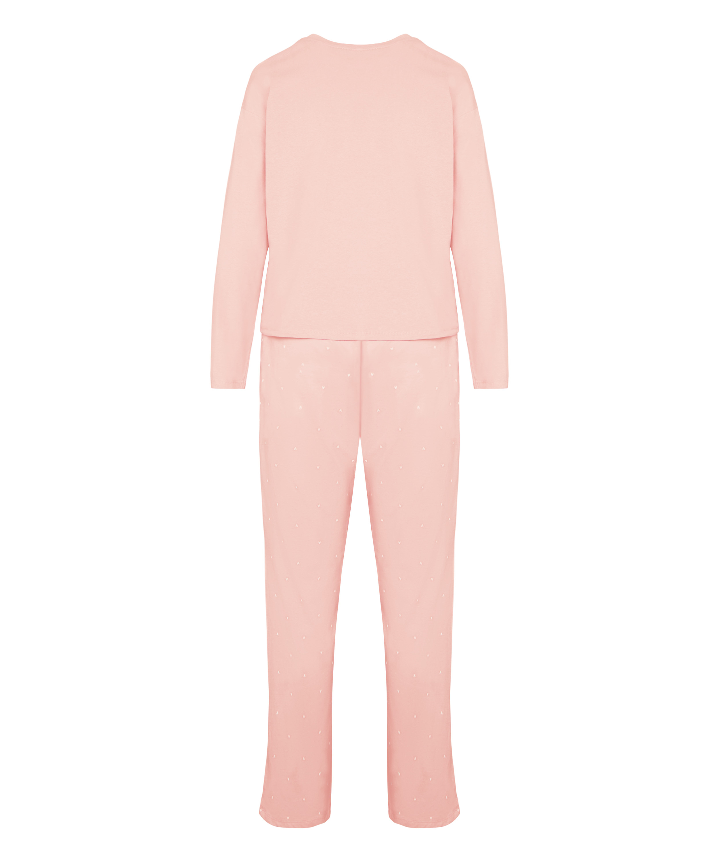 Pyjamaset Cotton Jersey, Pink, main
