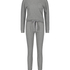 Waffle pyjama set, Gray
