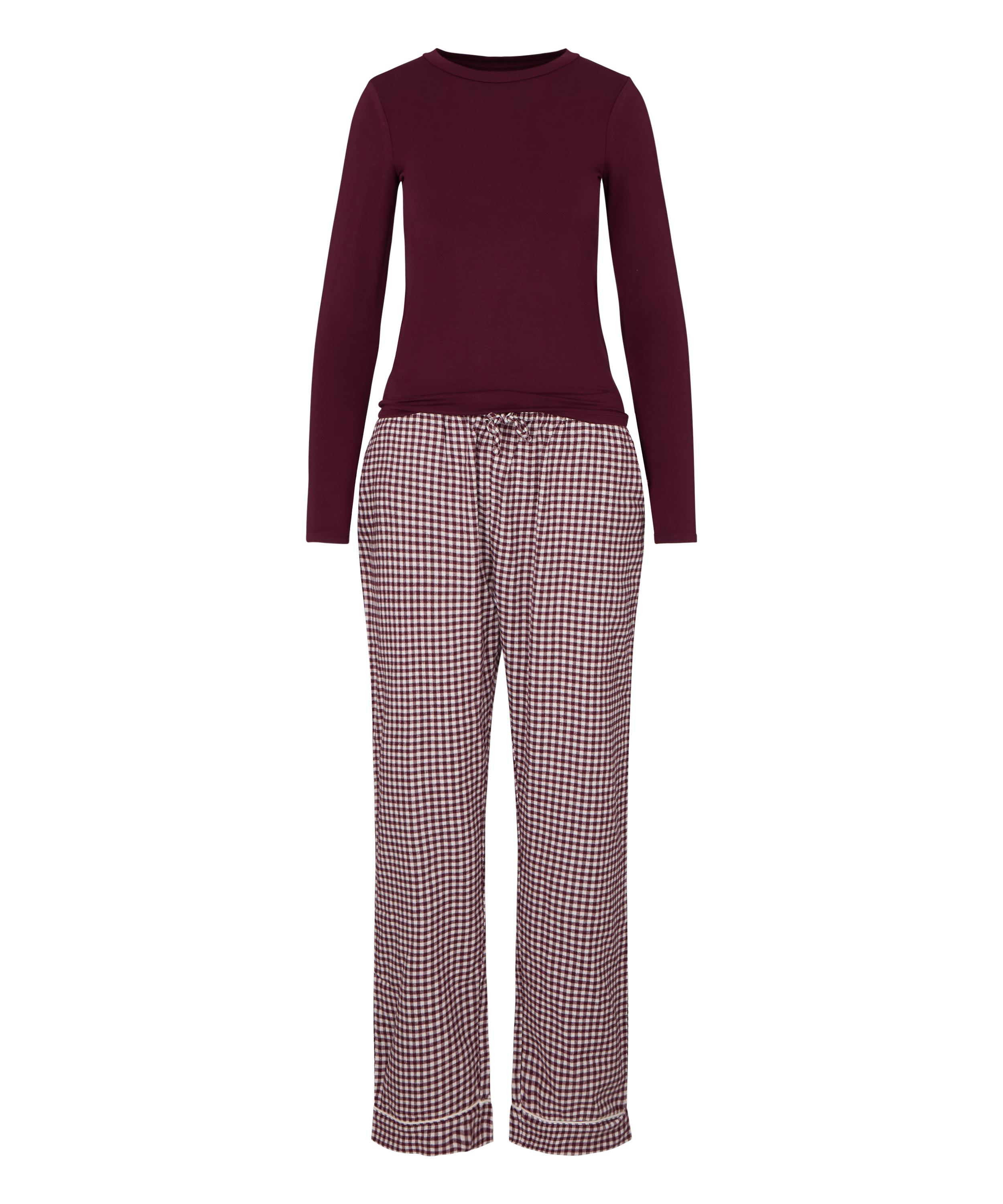 Pyjamaset Twill, Purple, main