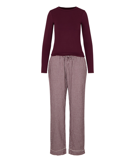 Pyjamaset Twill, Purple