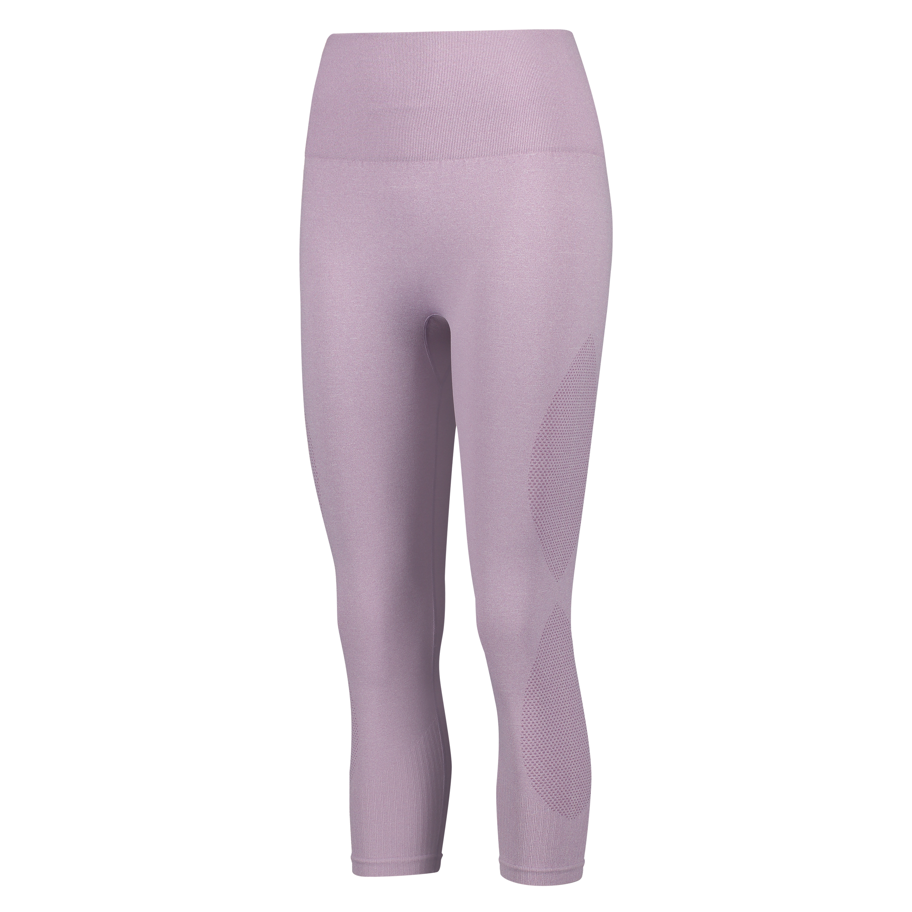 HKMX high waist capri round knit, Purple, main