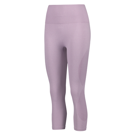 HKMX high waist capri round knit, Purple