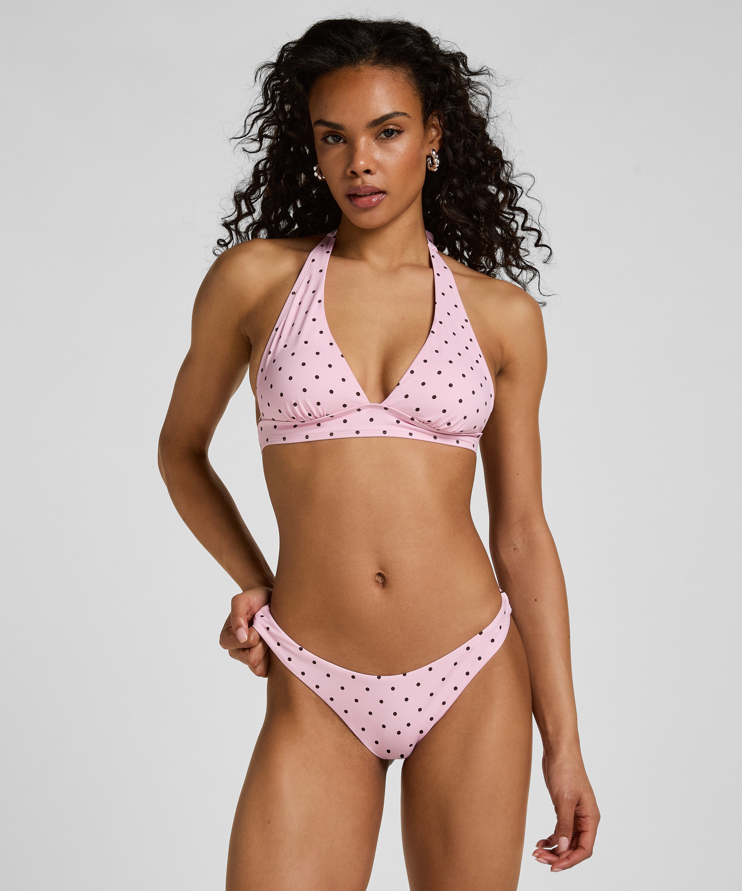 Highleg Bikini Bottom Alicante, Pink, main