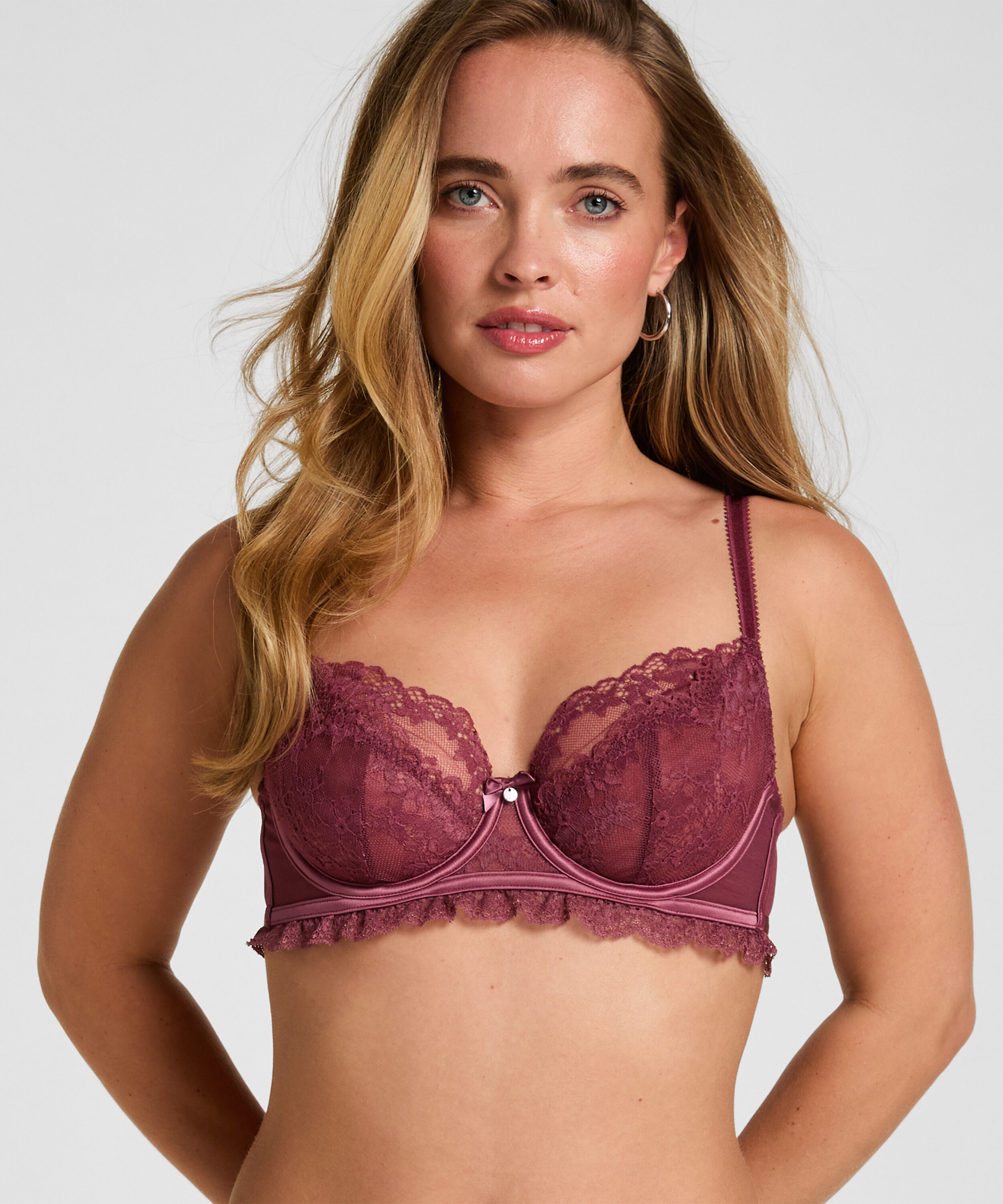 Non-Padded Underwired Bra Naomi, Purple