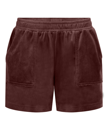 Velvet Pocket shorts, Brown