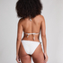 Giselle Triangle Bikini Top, White
