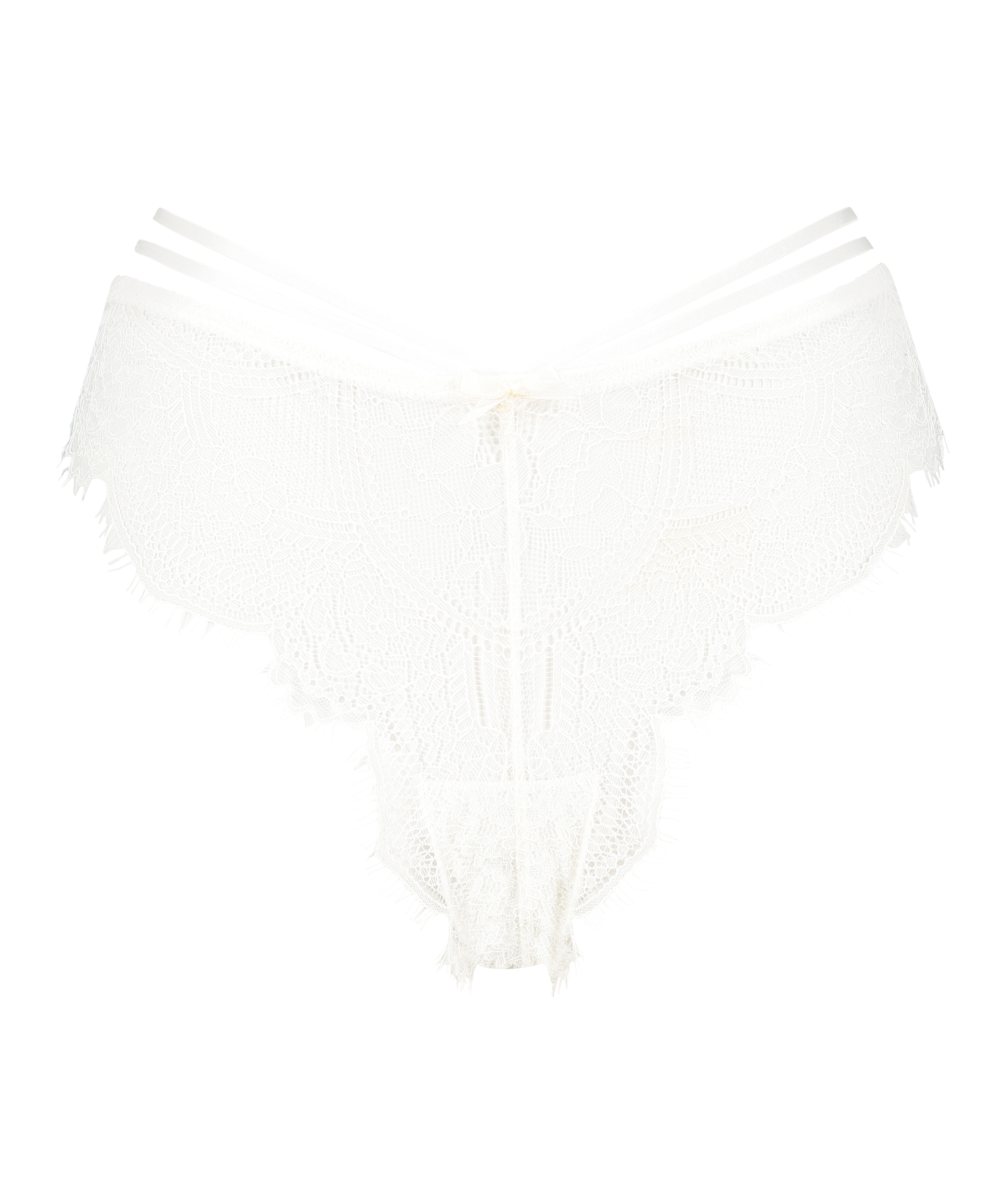 Sian High Cut Brazilian, White, main
