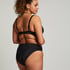 Bikini Bottom With Wrap Luxe, Black