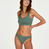 Seamless high leg brazilian, Green