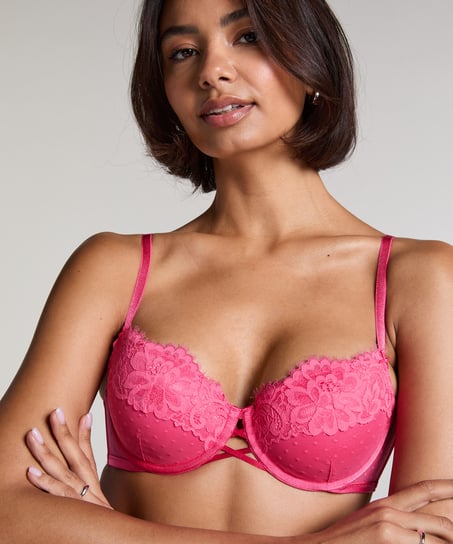 Harmony Padded Underwired Bra, Pink