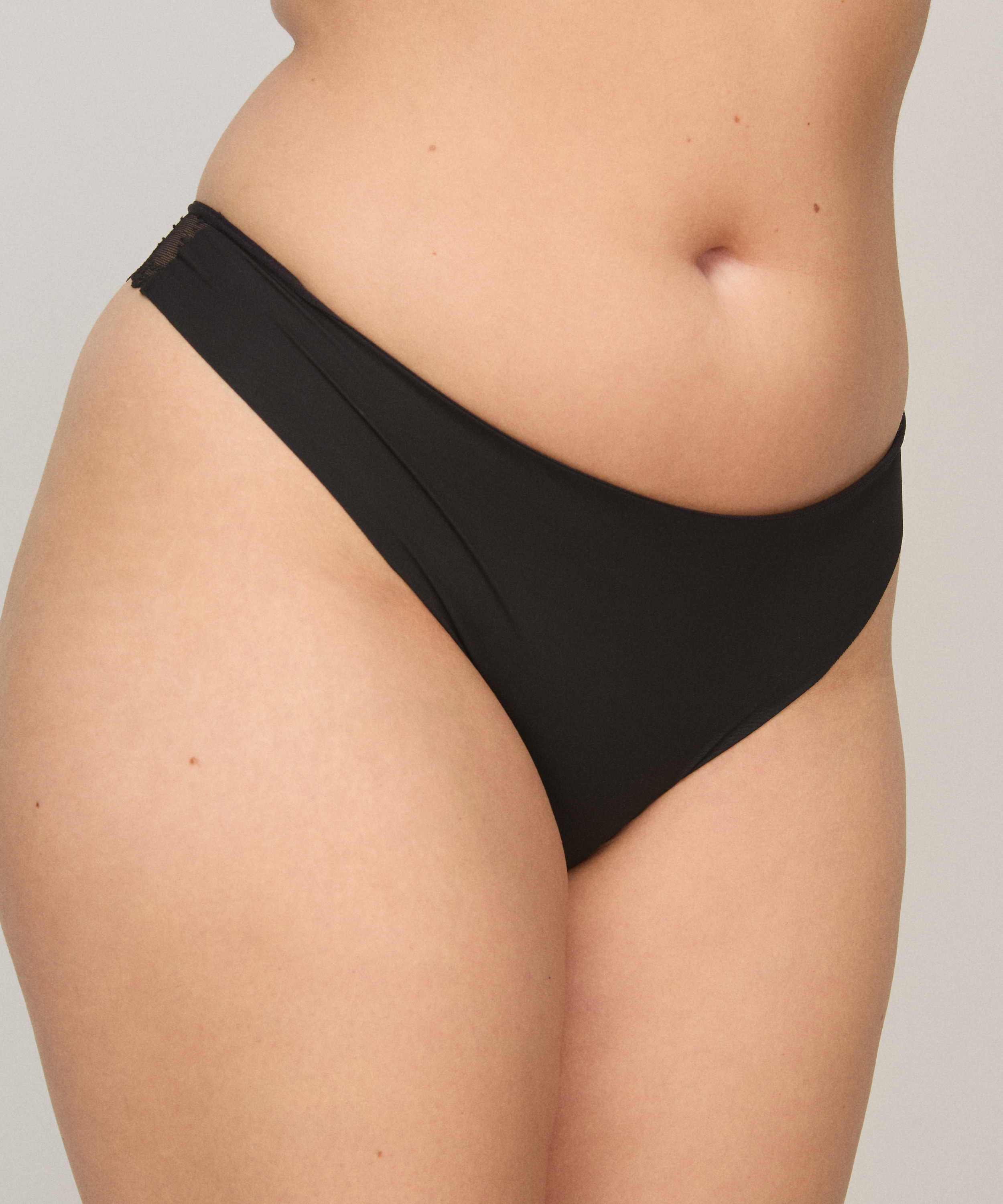Thong Invisible, Black, main